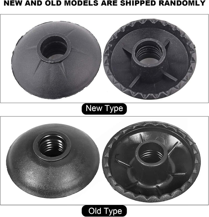 woobles 12PCS Pole Basket, Replacement Cane Tips, Pole Round Snow Ski Mud Basket Hiking Walking Stick Replacement Accessory, Black - Image 4